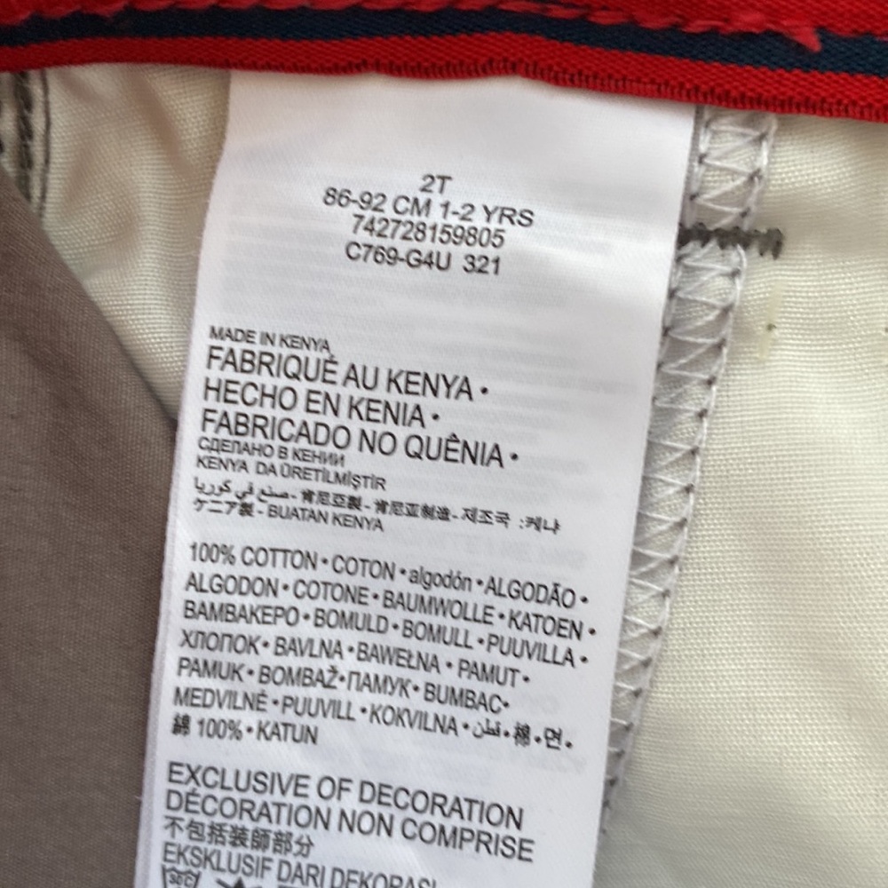 NWT Levi’s relaxed fit xx cargo shorts size 2 Toddler - Picture 6 of 9